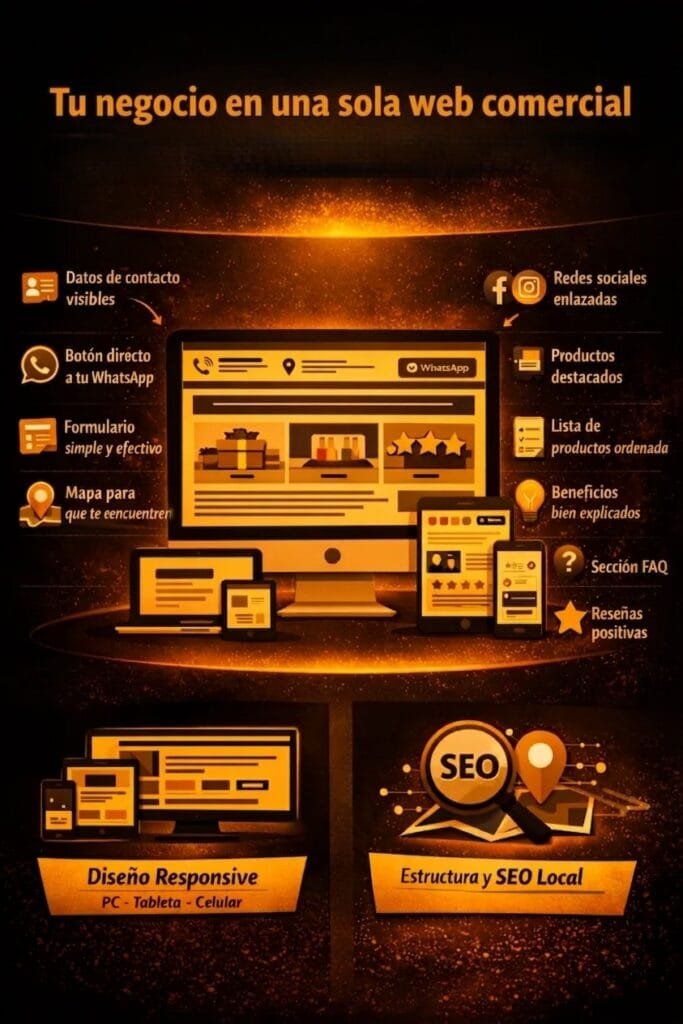 WEB comercial